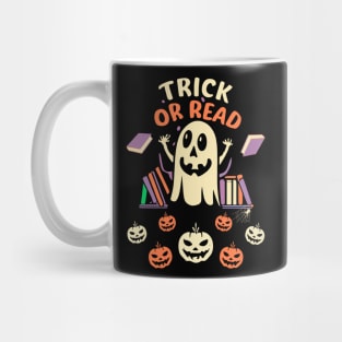 Halloween Trick or Read Librarian Teacher Book Lover Cute Mug